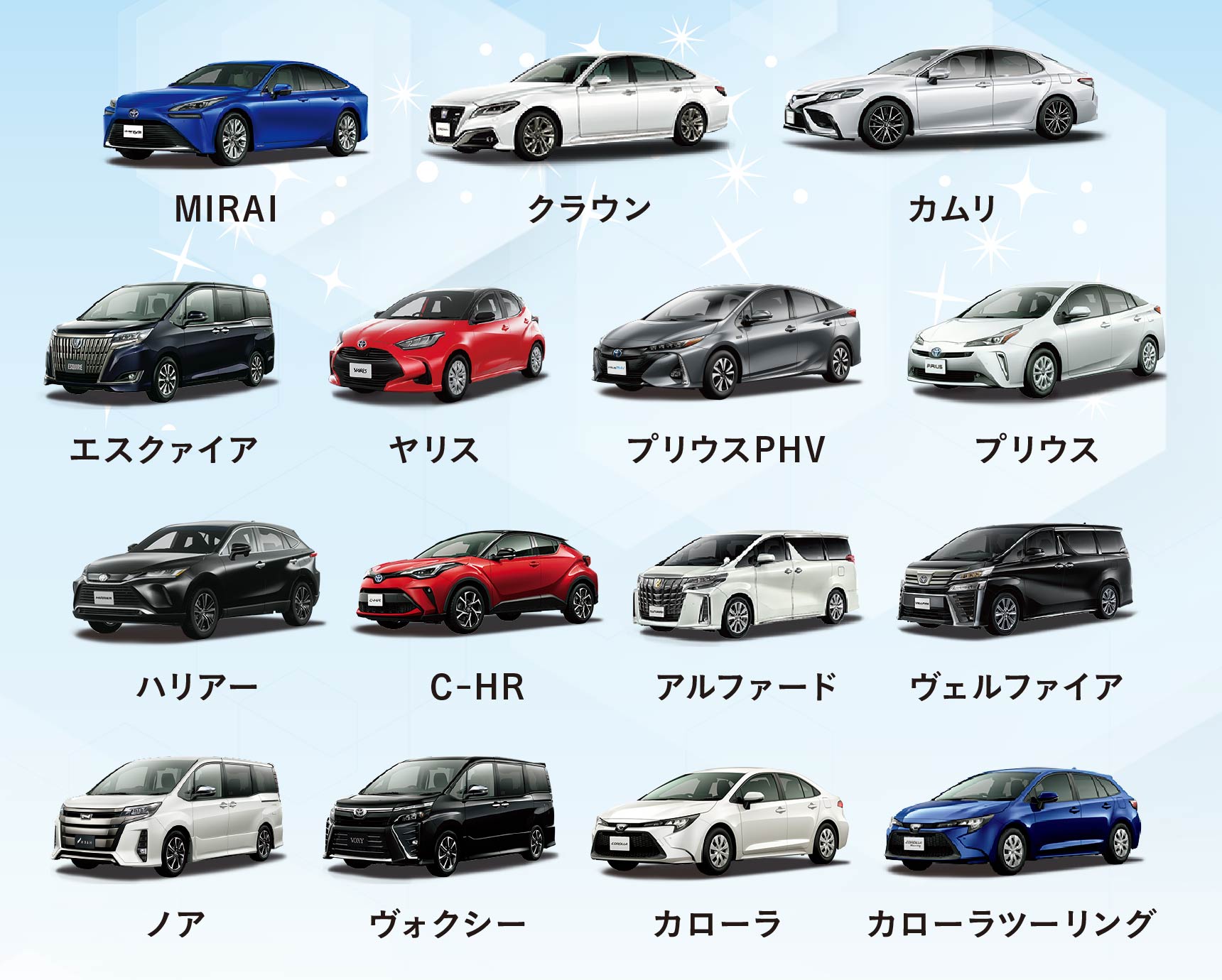 「Dr.e」対象車種はトヨタ全15車種